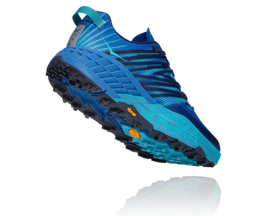 Hoka One One Trail Schoenen Heren - Speedgoat 4 - Blauw - TL2015947